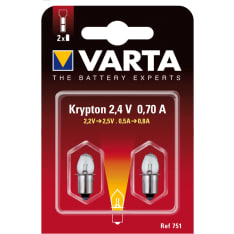 Varta 751 Krypton 2,5V/0,75A varapoltin