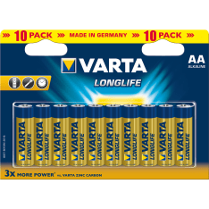 Varta Longlife AA 10 pcs battery
