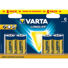 Varta Longlife C 4 pcs battery