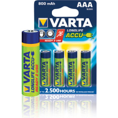 Varta Accu AAA 800 mAh 4 kpl ladattava paristo