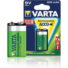 Varta Accu 9V 200 mAh ladattava paristo