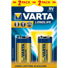 Varta Longlife 9V 2 pcs battery