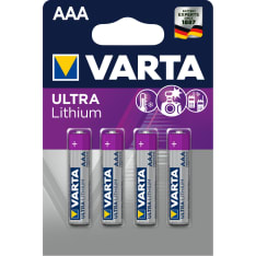 Varta Lithium Ultra AAA 4 pcs battery