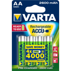 VARTA ACCU 4 X AA 2600MAH