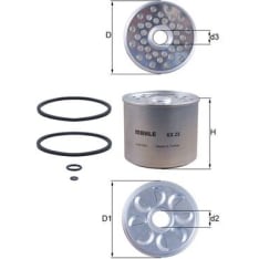 Knecht KX 23D Polttoainesuodatin