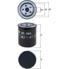 Knecht OC982 Öljynsuodatin