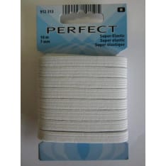 Perfect 7 mm white 10 m rubber band