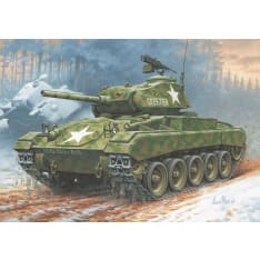Revell M24 Chaffee 1:76 pienoismalli
