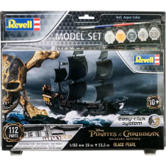 Revell Model Set Easy Click Pirate Ship Black Pearl 1:150 pienoismalli