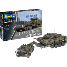 Revell SLT 50-3 "Elefant" + Leopard 2A4 1:72 pienoismalli