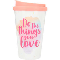 Depesche Do The Things You Love 3,5dl Take Away-muki