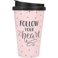 Depesche Follow Your Heart 3,5dl Take Away-muki