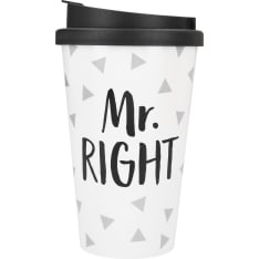 Depesche Mr. Right 3,5dl Take Away-muki