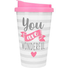 Depesche You are Wonderful 3,5dl Take Away-muki