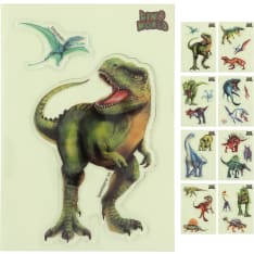 Dino World gel stickers