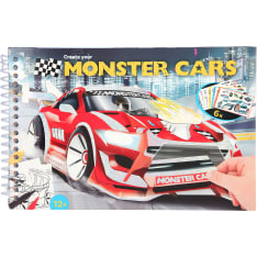 Monster Cars taskuvärityskirja