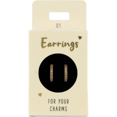 Trend No. 1 Purple stone earrings