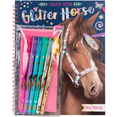 Miss Melody colouring book & bumblebee gel pens