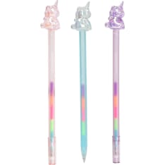 Ylvi gel pen with unicorn decoration