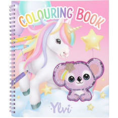 Ylvi Colouring Book With Sequins