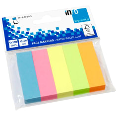 Brilliant Mix tape markers 15x50mm assorted 5x100 pcs