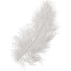 Farnia marabou feather white, 10cm/ 15st