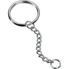 Farnia key ring with chain,3 st/pack