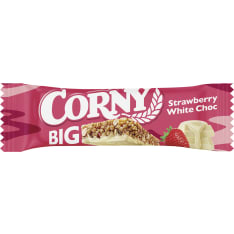 Corny BIG Strawberry White Chocolate 40g välipalapatukka