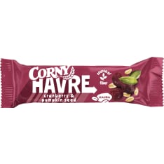 CORNY Havre Cranberry Pumpkin Seeds Kaurapatukka 50g