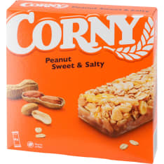 Corny Peanut Sweet & Salty snack bar 6x25g