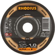 Rhodius Inox Alpha XT70 125x1mm katkaisulaikka