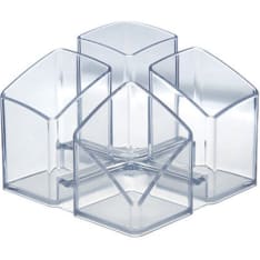 Scala pen holder translucent clear