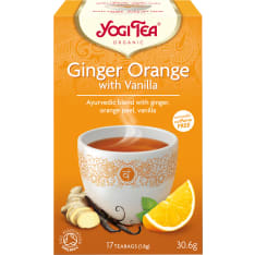 Yogi Tea Ginger Orange with Vanilla Luomu 17 pss tee