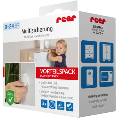 Reer multi-function latch with velcro fastening 3 pcs