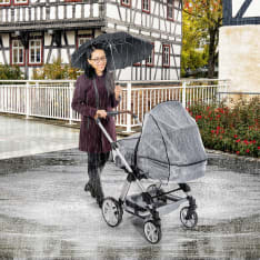 Reer rain cover for combination stroller Classic+ with zipper