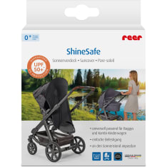 Reer sun shade for stroller and pram UPF 50+, black
