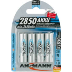 Ansmann maxE Mignon Plus 4 kpl AA 2850mAh NiMh akku
