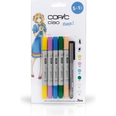 Copic Ciao Manga 5+1 kynälajitelma