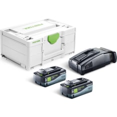 Festool SYS 18V 2x8,0/SCA16 akkulaturipaketti