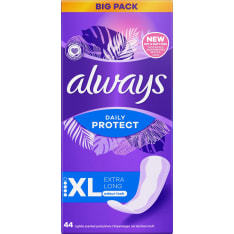 Always Daily Protect Extra Long 44pcs panty protector