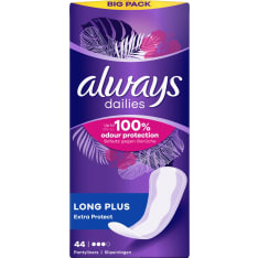 Always Long Plus 44 kpl pikkuhousunsuoja