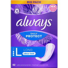 Always Daily Protect Long 52pcs panty protector