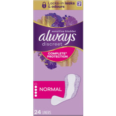 ALWAYS DISCREET NORMAL 24 KPL INKOSUOJA