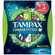 Tampax Compak Pearl Super 18 kpl tamponi