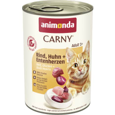 Animonda Carny Adult Beef, Chicken, Duck Heart 400 g wet cat food