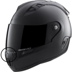 Schuberth SR1 button with ventilation, black glossy