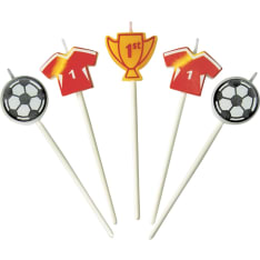Städter 5 pcs football theme candles