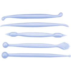 Städter 5 pcs light blue decorating tools