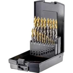 Schwan 19-inch flowstep metal drill bit set