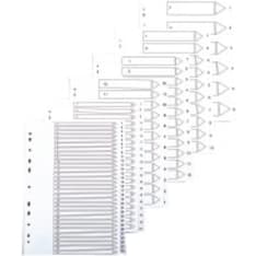 Lyreco A4 cardboard 1-12 index